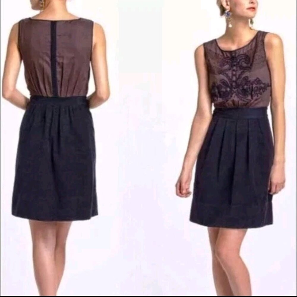 Anthropologie Leifnotes Open Air Theater Brown Motif Size